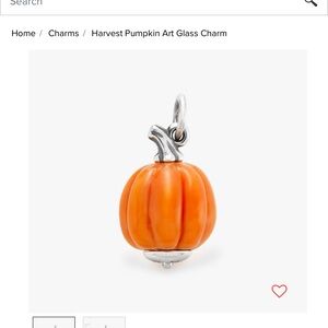 James Avery Pumpkin Charm